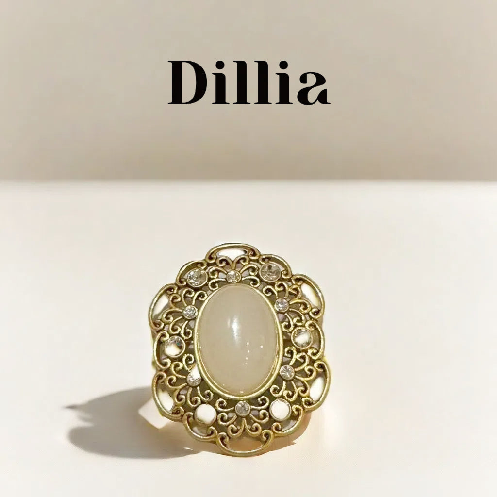 Vintage Tiger Eye Gold Filigree Ring