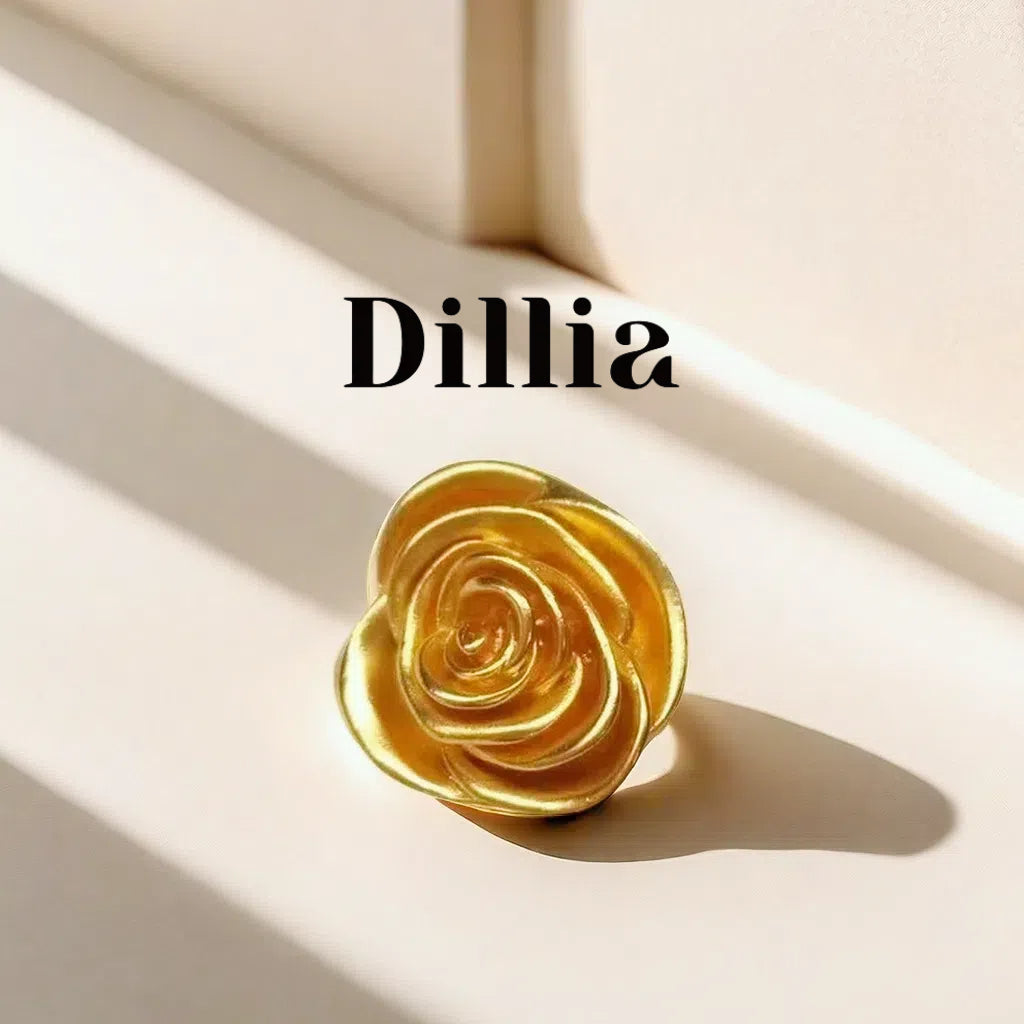 Elegant Rose Gold-Plated Stud Earrings