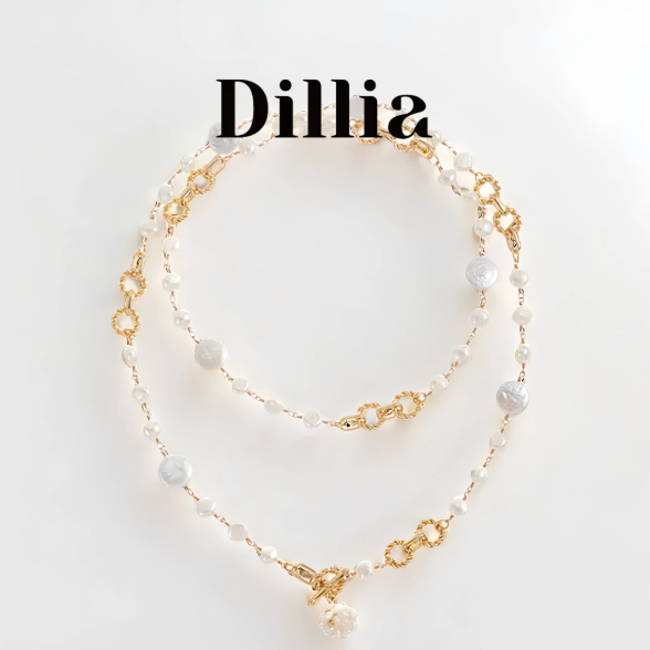 Freshwater Rice Pearl Long Necklace