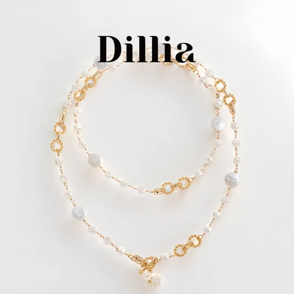 Freshwater Rice Pearl Long Necklace