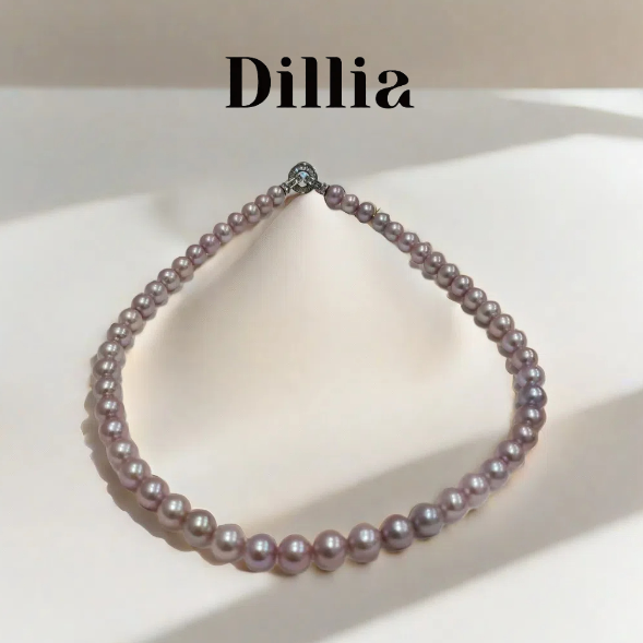 8-9mm Freshwater Perfect Round Pearl Necklace