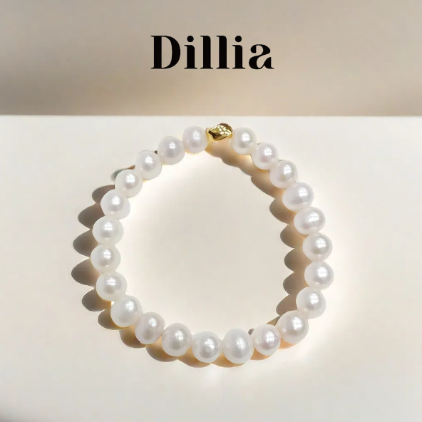 S925 9mm Freshwater Nucleus-Free Pearl Bracelet