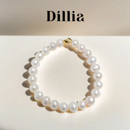 S925 9mm Freshwater Nucleus-Free Pearl Bracelet