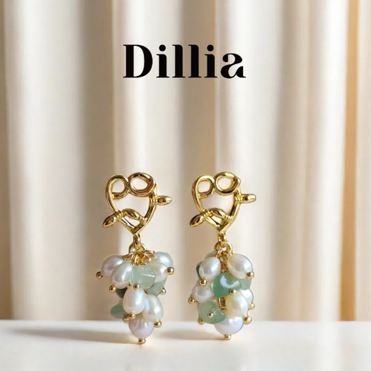 S925 Freshwater Rice Pearls Earrings
