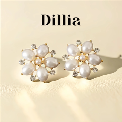 Snowflake Copper Alloy Earrings