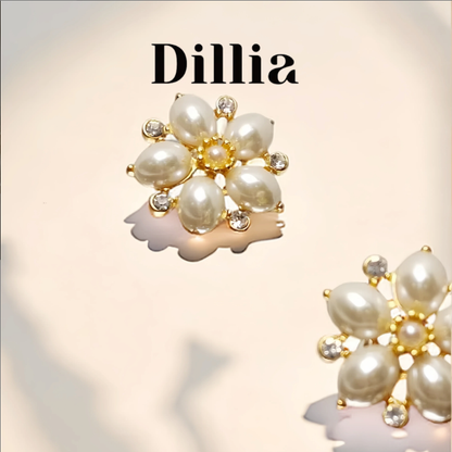 Snowflake Copper Alloy Earrings